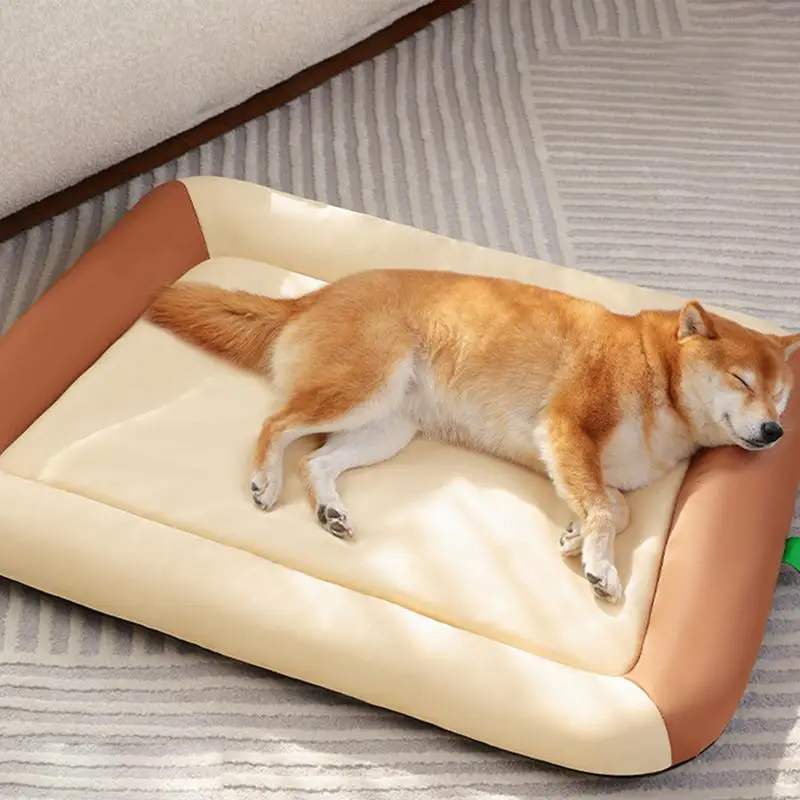 

Washable Waterproof Dog Bed Kitten Pad For Sleeping Breathable Soft Resting Cushion For Car Kitten Bedroom Car High Rebound