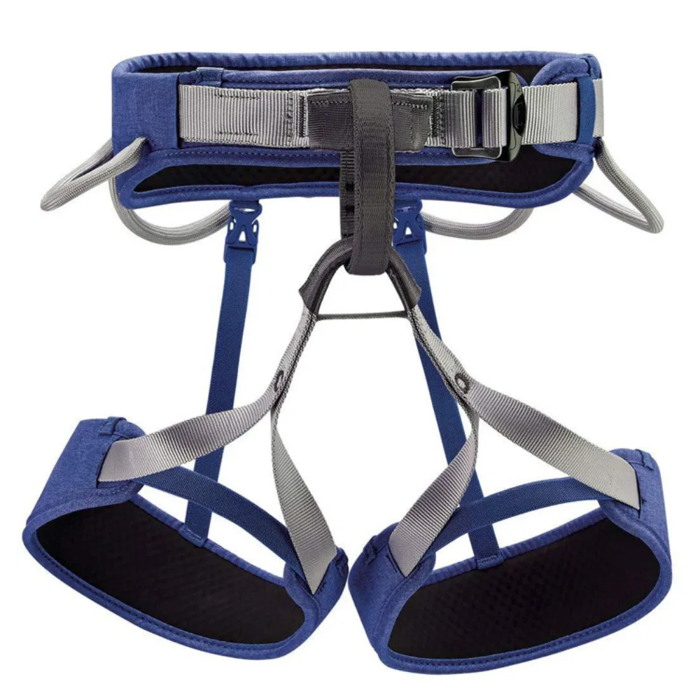 

Zinc Alloy Male-Female Buckle Half Body Harness 23KN Anti-Fall Gear Adjustable Leg Straps for Rock Climbing & High-Altitude Work
