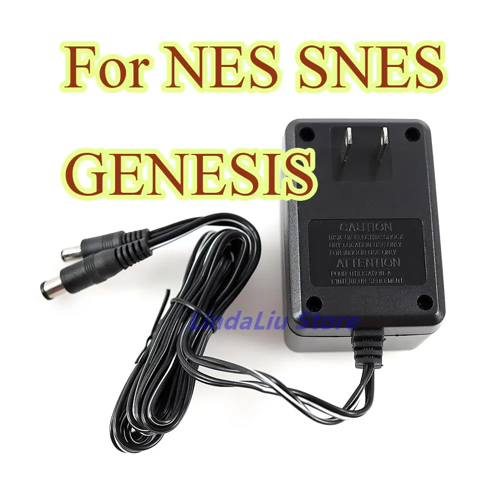 

10pcs Replacement 3 in 1 AC Adapter US Plug Power Supply Charger Charging Cord for NES for SNES for SEGA Genesis