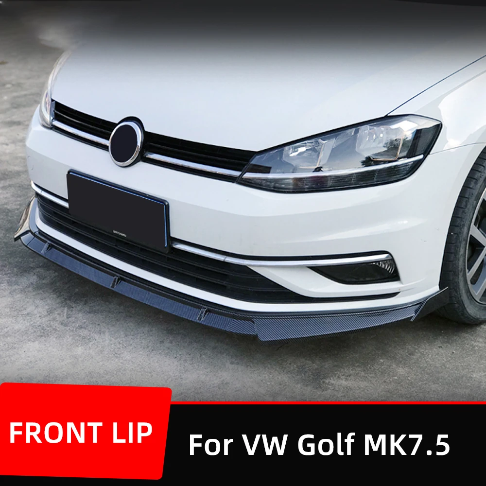 

For VW Golf MK7.5 Front Bumper Lip Chin Spoiler Splitter Diffuser Bodykit Protection Guard Deflector Exterior Tuning Accessorie