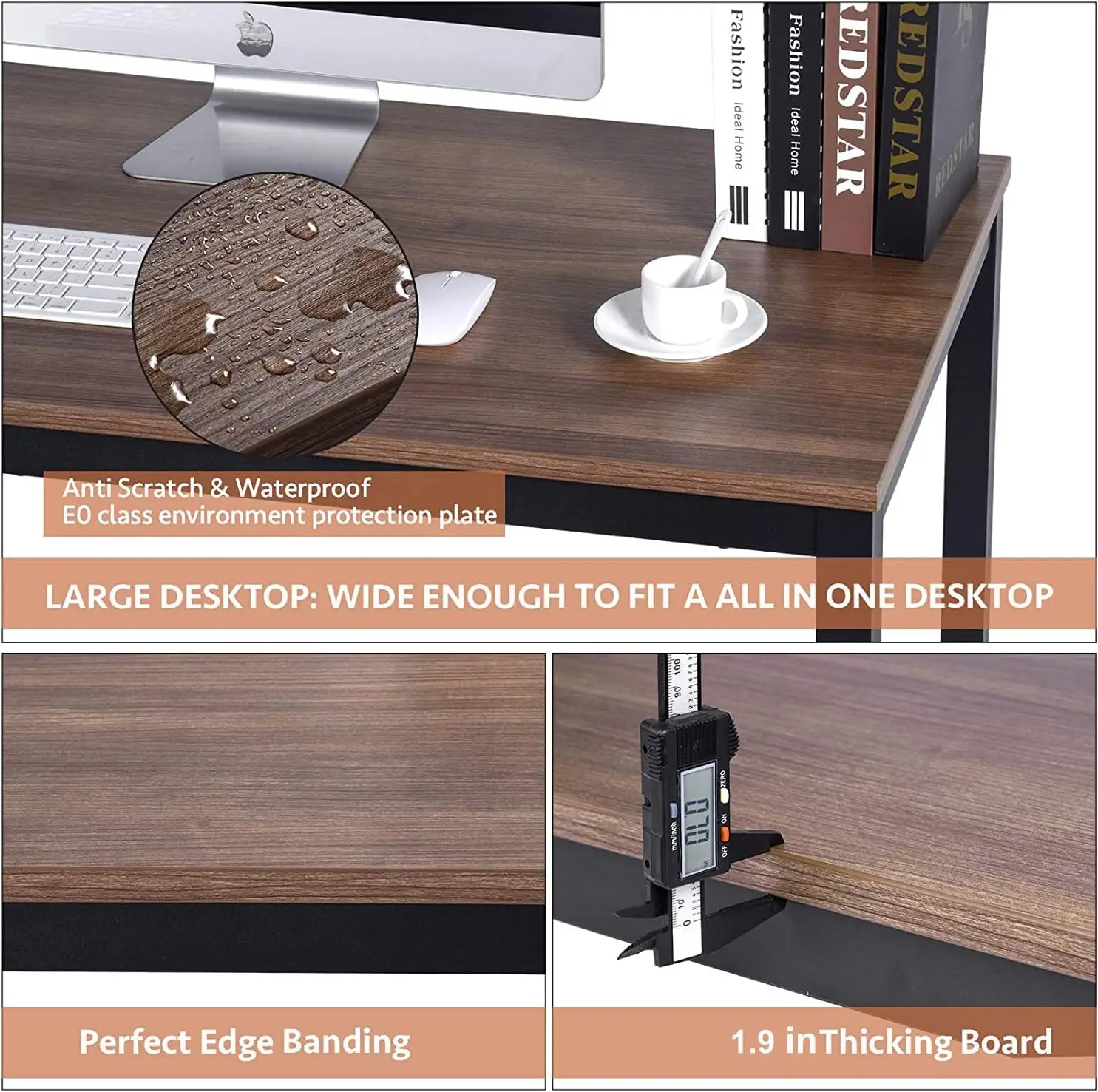 BEST BOARD-Mesa grande para escritório em casa, mesa de computador, mesa de jantar, estação de trabalho de escrita resistente