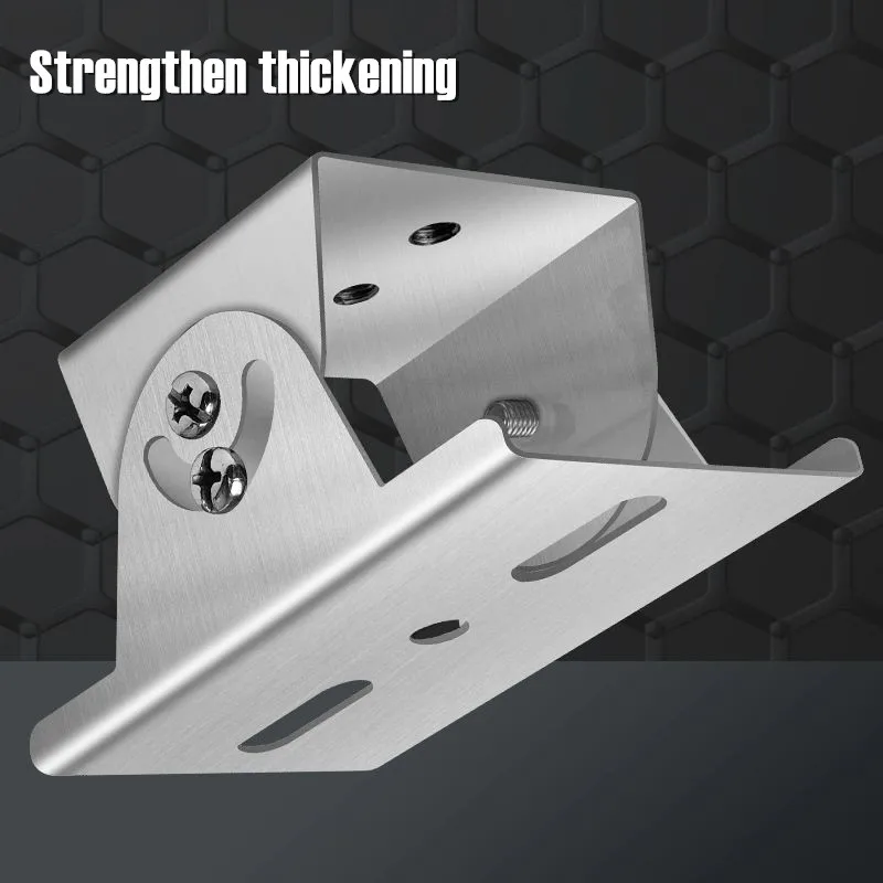 Stainless Steel Small Duck Mouth Mounts CCTV Surveillance Security Camera Base Bracket Multifunctional Universal Joint Bracket