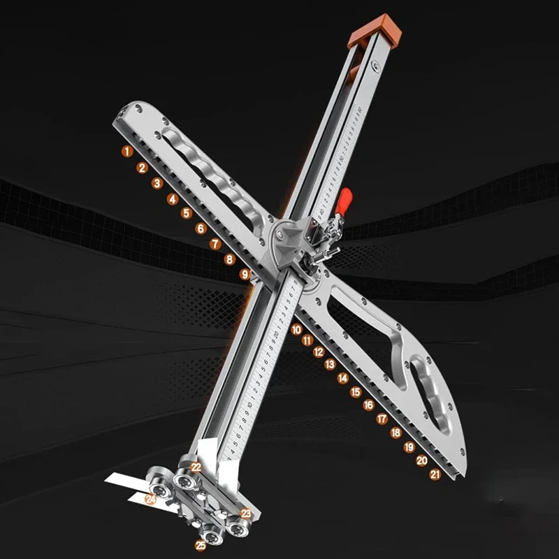 Foldable Gypsum Board Cutting Artifact Professional Lengthened Gypsum Cutter High Precision Woodworking Tools Cutting Board Tool