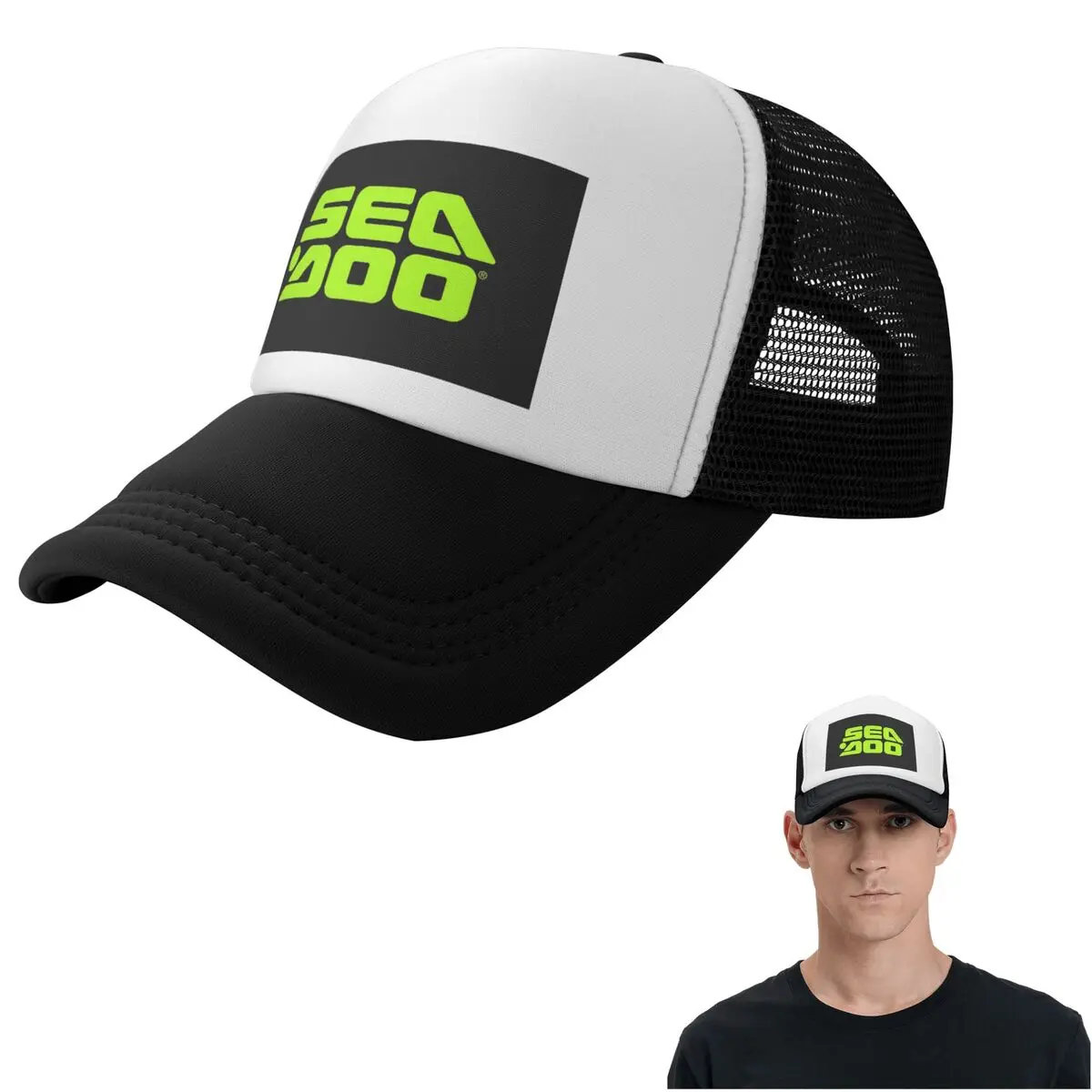 Sea Doo Team Rxt Brt Marine Cap Fashion Mesh Baseball Caps Adjustable Hat Hip Hop Summer Unisex Baseball Hats