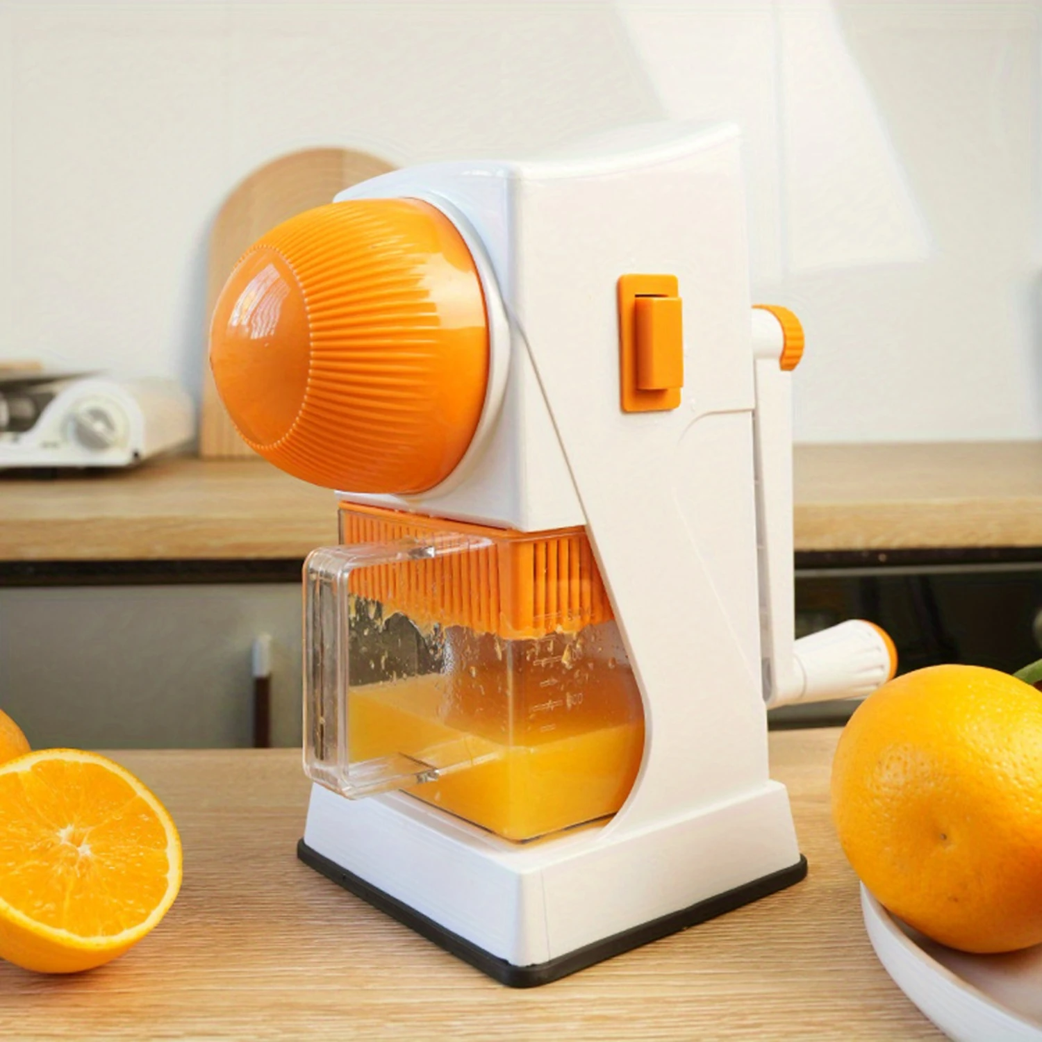 1pc,  Citrus Master - Multifunctional Hand-Cranked Fruit Juicer, Creative Manual Orange Squeezer, Easy-Squeeze  Tool for Fresh J