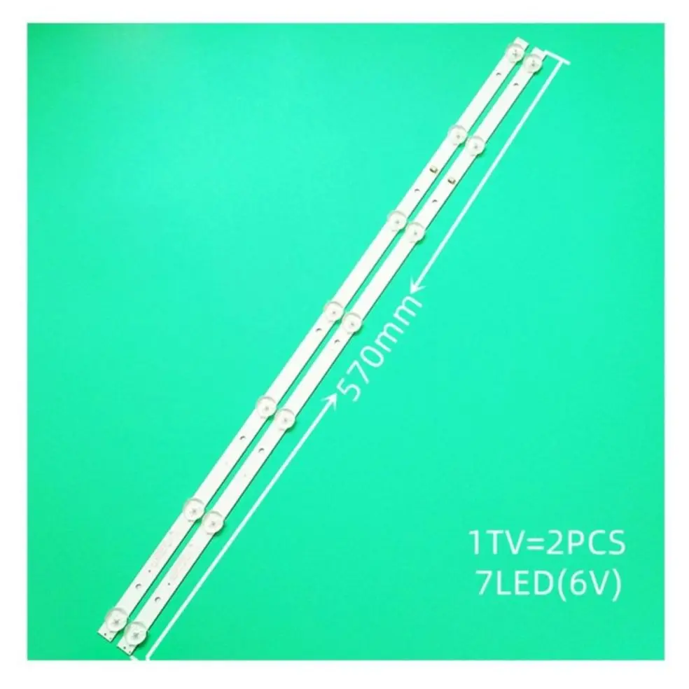 

2pcs/TV for CC02320D570V12 320L 32E9 7S1P 2X7 H32E8000Q DEXP H32D7000Q H32D8000Q SW-LED32R301BT2 RCA RTDVD3215-B AOC T3211M