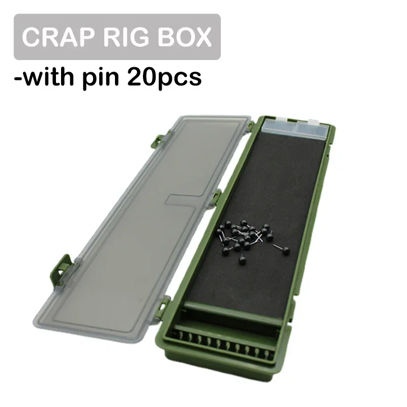 Carp Fishing Tackle Box Equipment for Carp Fishing Rig Hair Ronnie Zig Rig box Accessories Swivel Storage Case Rig Wallet