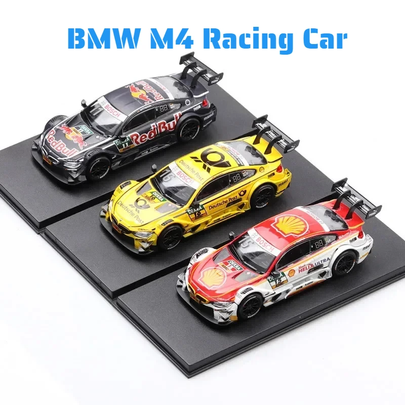 1:43 BMW M4 Racing Car High Simulation Diecast Car Metal Alloy Model Car gift collection decorative toy