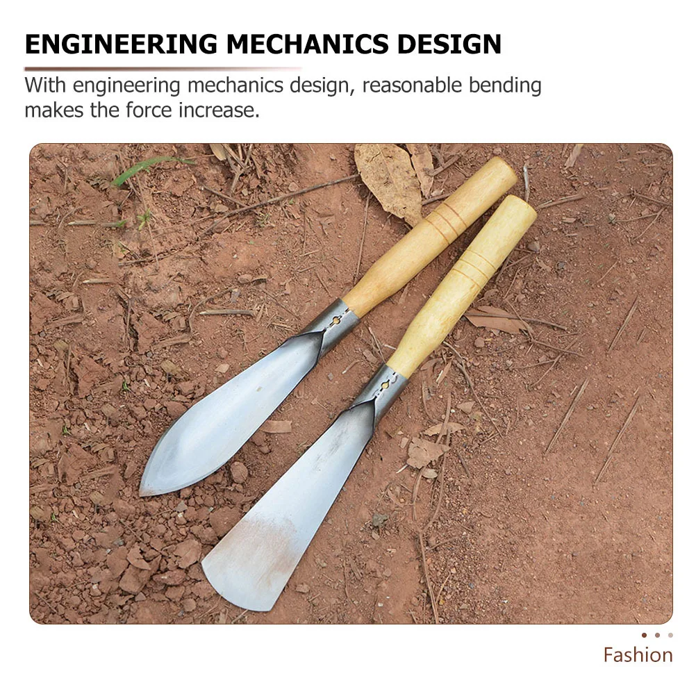 

4Pcs Stainless Steel Garden Trowels Multifunctional Gardening Tools Wearresistant Rustless Comfortable Handle Soil Loosening