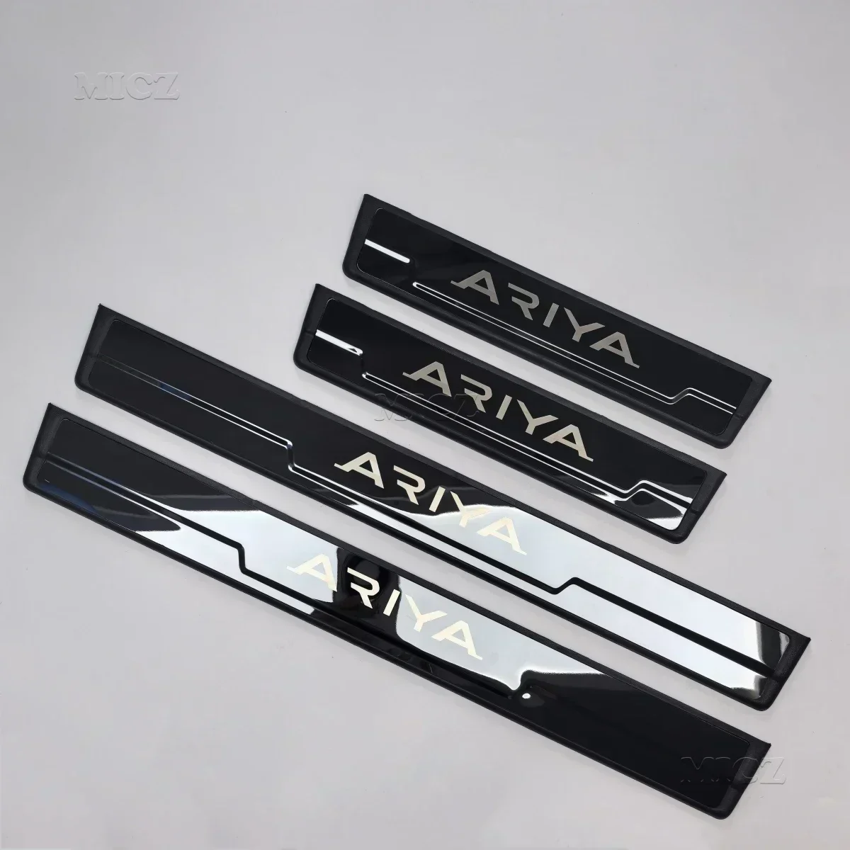 For Nissan ARIYA Accessory Stainless Chrome Car Door Sill Kick Plate Guard Pedal Protector Styling