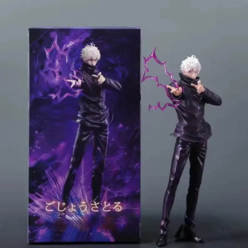 

In Stock 31cm Anime Jujutsu Kaisen Gojo Satoru Action Figures GK PVC Model Statue Collection Desktop Decor Doll for Gifts Toys