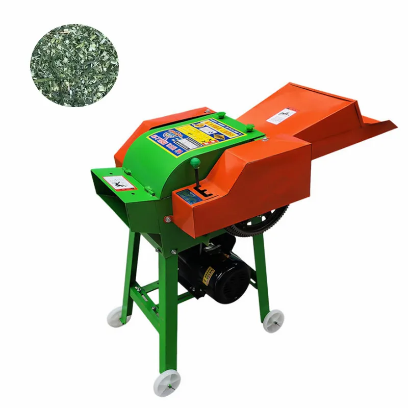 Poultry Feed Processing Machine Hay Corn Maize Silage Agricultural Fodder Cutter Crusher Multi Purpose Grass 