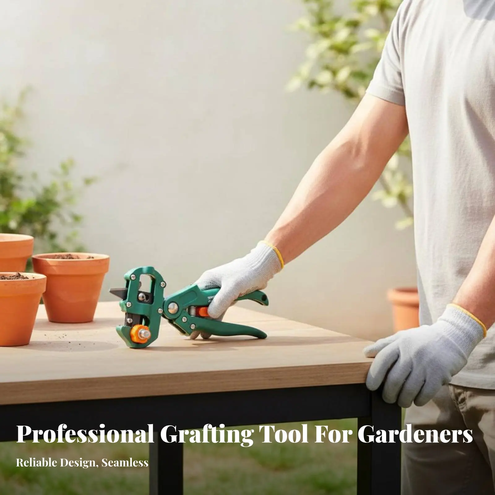 

Инструмент для прививки плодовых деревьев, ножницы для прививки растений из высокоуглеродистой стали, инструмент для обрезки веток, с нескользящей ручкой, долговечные, для питомников