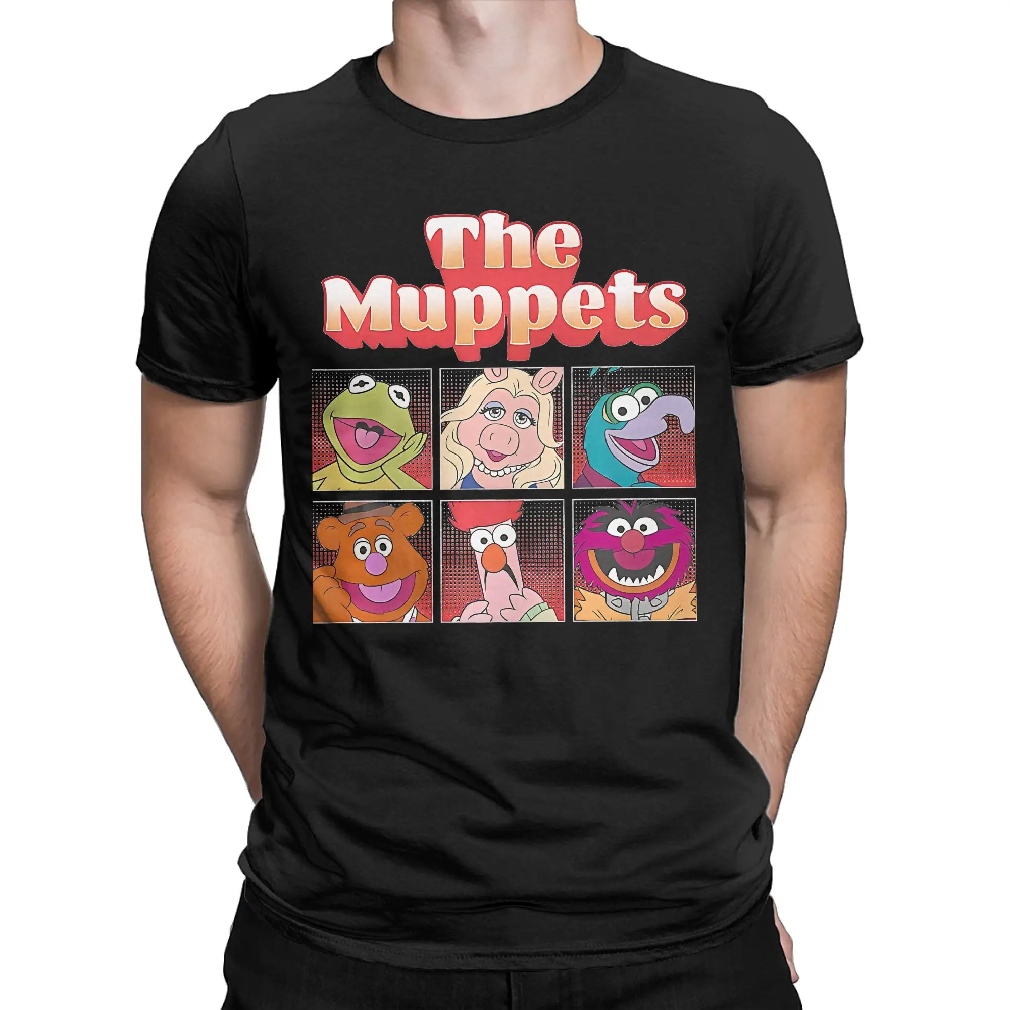 Men The Muppet Show Christmas Martians T Shirts Funny TV Series merchandise Funny Short Sleeve Crew Neck Tees Plus Size T-Shirt