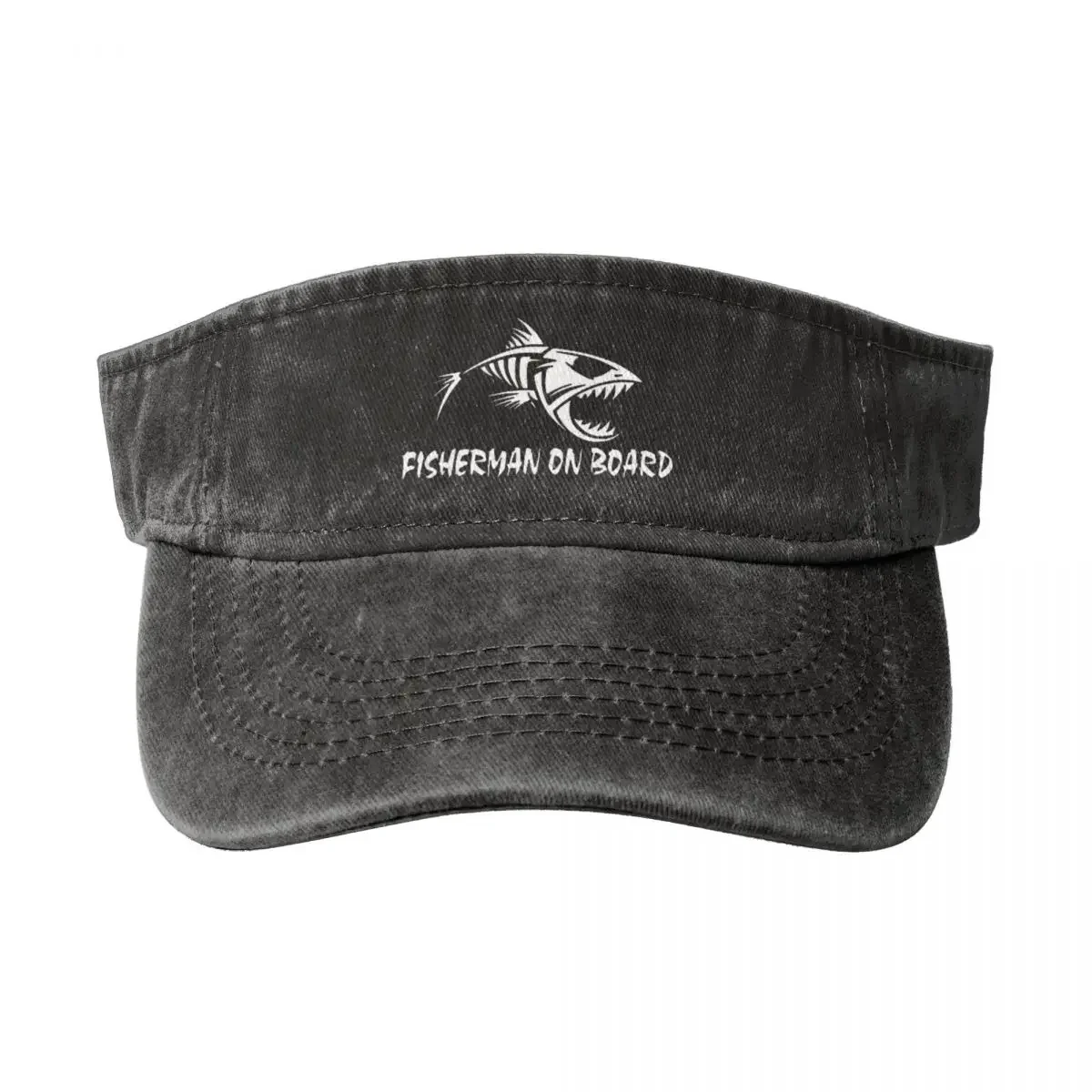 Fish Bone Luya Hunting And Fishing Fisherman On Board Visors  Outdoor Sport Sun Baseball Cap Hat