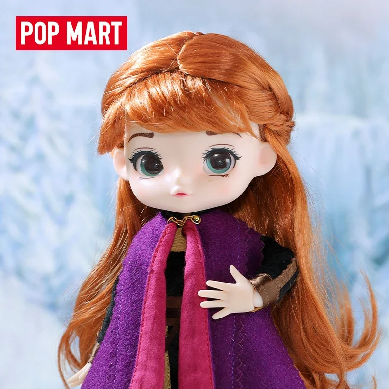 

POP MART Ice and Snow Qiyuan Series Dress Movable Doll BJD Toy Kawaii Action Figure Toys Collection Figurine Model Handmade Box