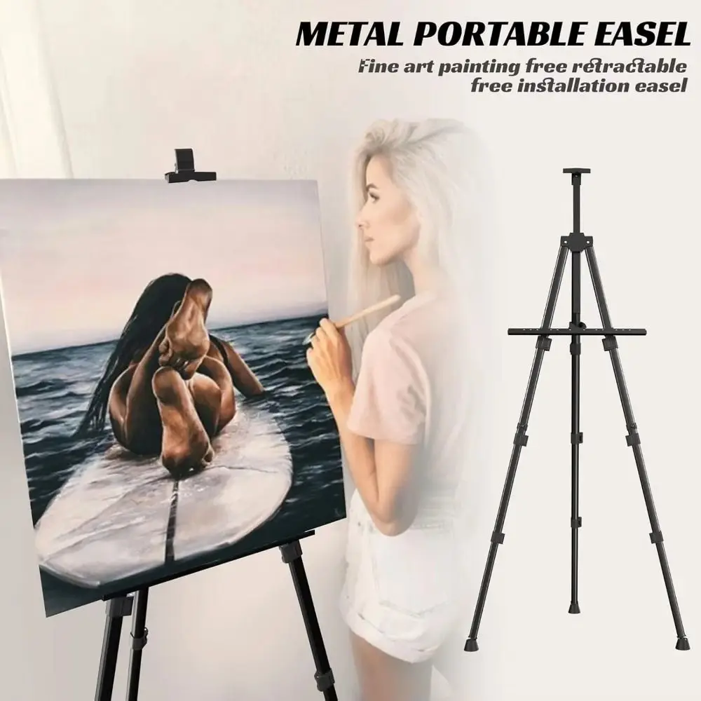 Portable Design Sketch Easel Adjustable Height Folding Artist Easel Stable Base Versatile Foldable Easel Wedding Signs
