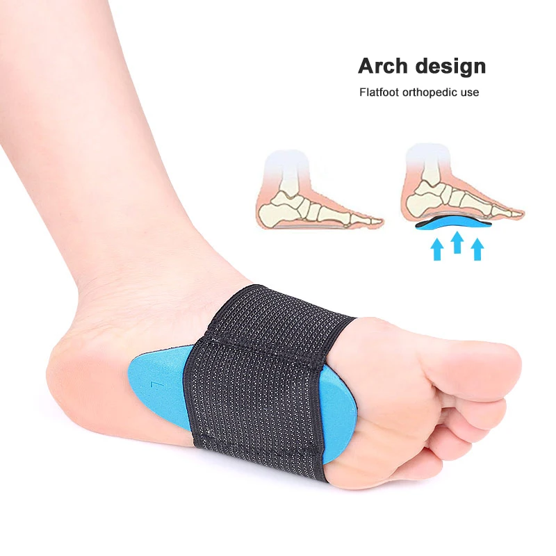 Foot Care Strong Hygroscopicity Eva Nylon Orthopedic Pad Eight Shaped Orthopedic Foot Pad Arch Support Half Cushion Breathable