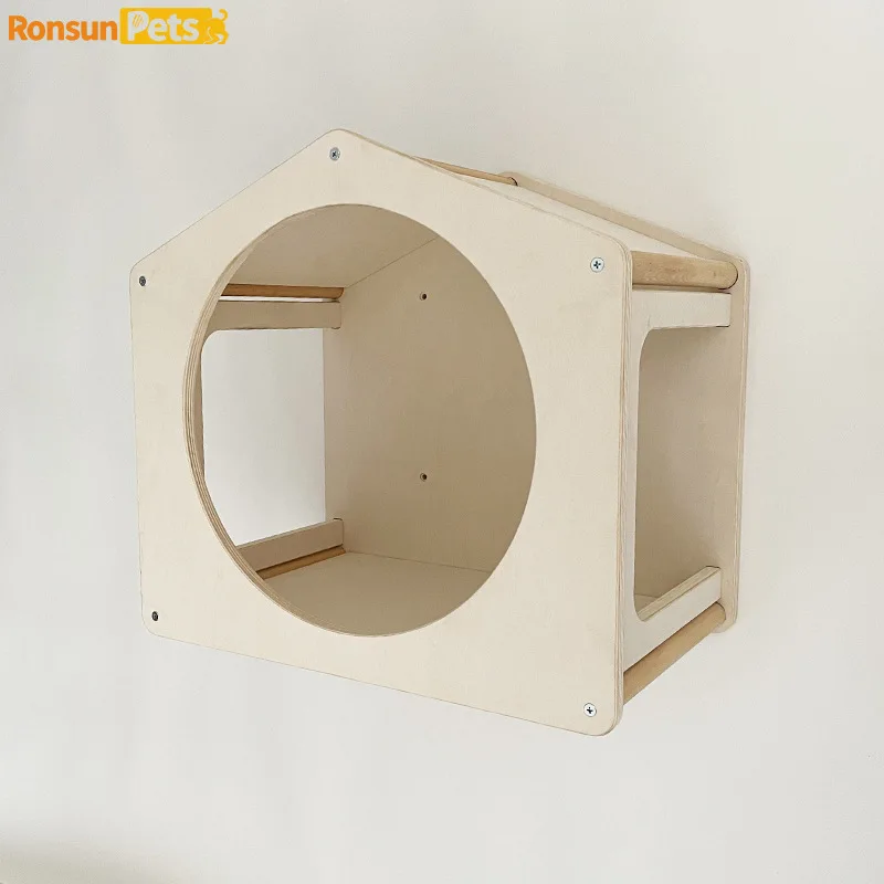 Wall-mounted cat nest on the wall frame small wall viewing nest does not take up space house wall nest