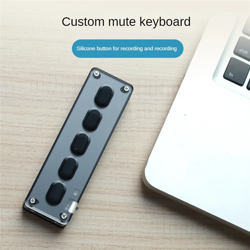 AC56-5 Keys Custom Keypad Macro Programmable Bluetooth Keyboard Copy Paste Rgb Button Gaming Mechanical Keyboard