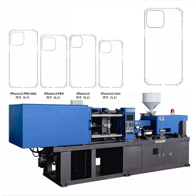 FOODLINE Customized Transparent Shockproof  TPU Cover Protective for Phone Case Making Manufacture Injection Molding Machine