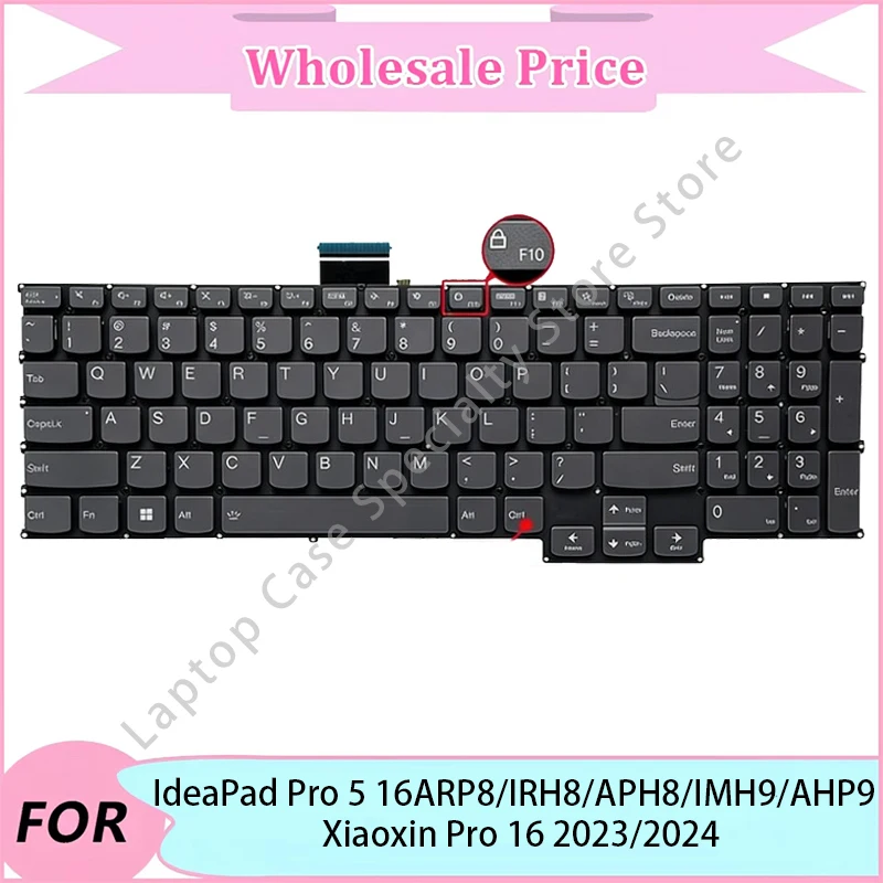 

New For IdeaPad Pro 5 16ARP8/IRH8/APH8/IMH9/AHP9 Xiaoxin Pro 16 2023/2024 Keyboard/US Keyboard/Replacement Keyboards