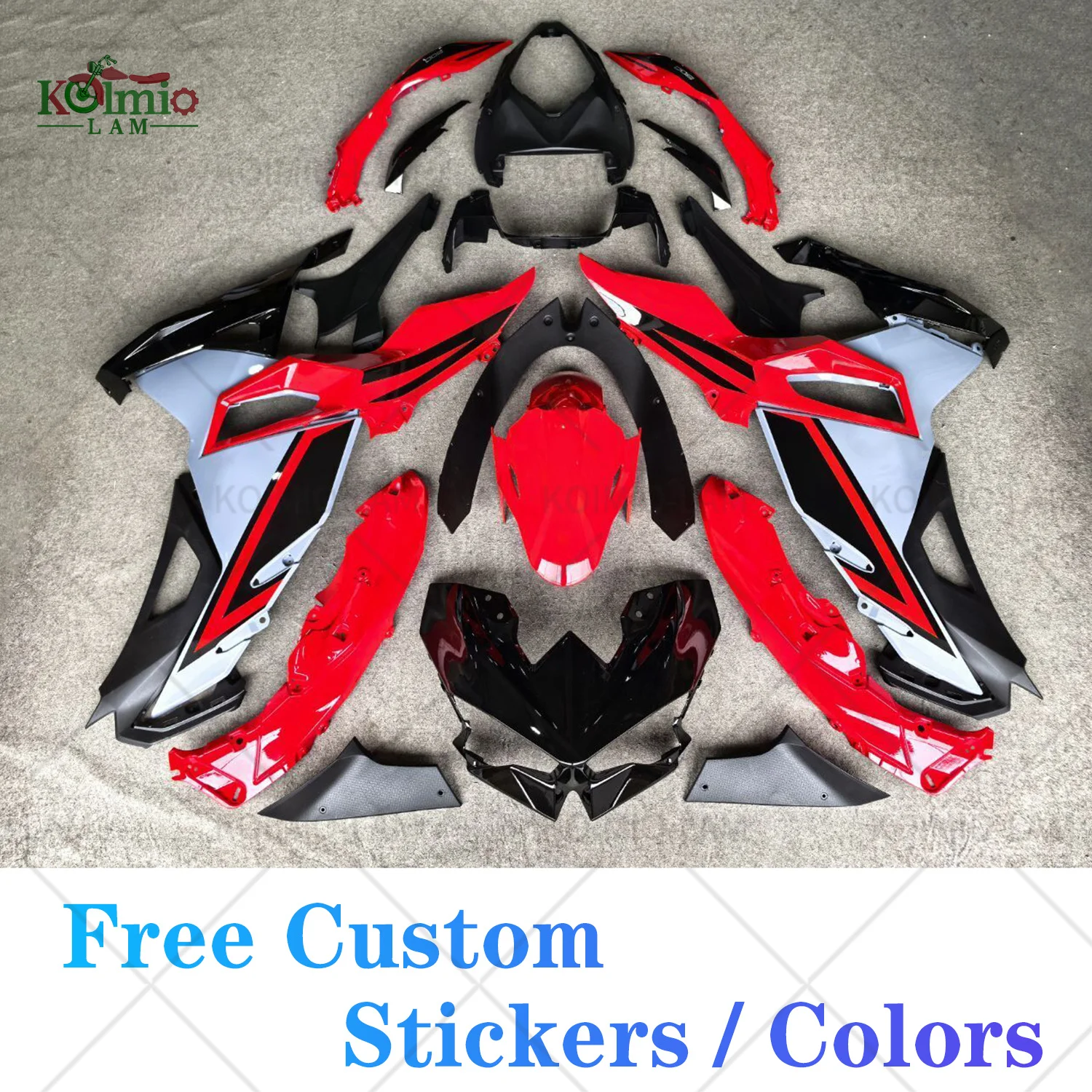 

Подходит для Kawasaki NINJA 500 SE 2024-2025 комплект пластикового обтекателя кузова мотоцикла