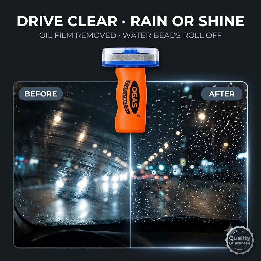 Car Glass Oil Film Remover + Multifunctional Foam Cleaner Combo, Car Interior Surface Cleaning Agent Men Christmas Birthday Gift