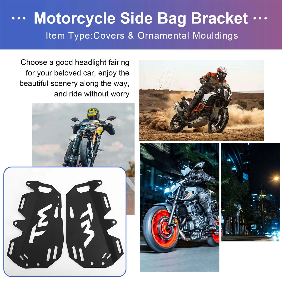 

B43C Motorcycle Accessories Side Bag Side Box Bracket Side Bag Holder for CFMOTO 450 MT 450MT MT 450