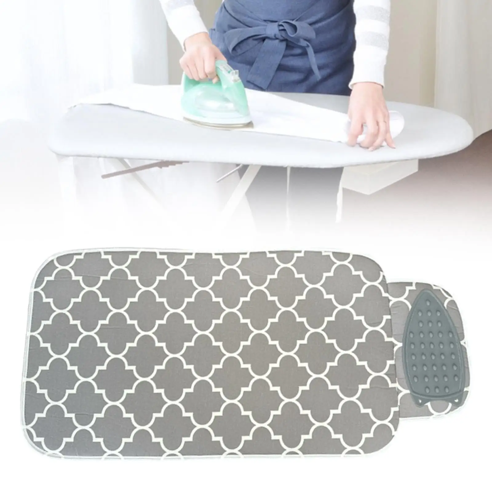 

Portable Ironing Mat 84 x 48 cm Ironing Blanket Thick Travel Ironing Mat