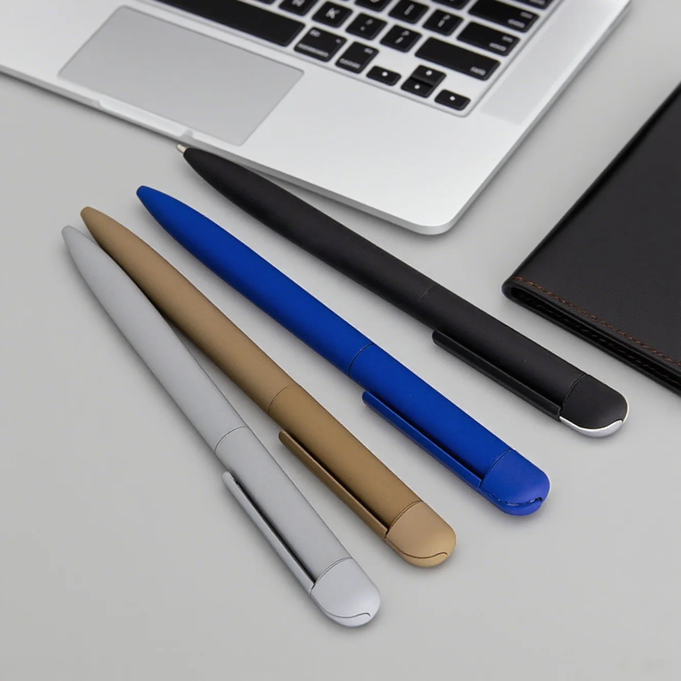 

4 Pcs Gel Pens 1.0mm Smooth Writing Black/Blue Ink Quick-Dry Long Lasting Fashion Pens School & Office Supplies for Men Women