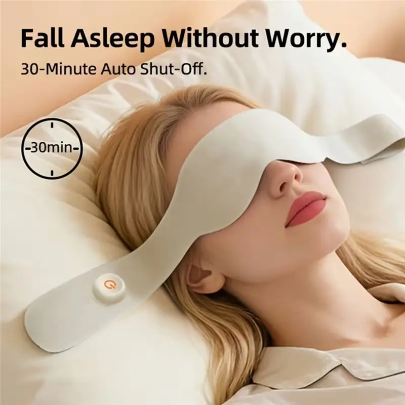 A27U Upgraded Electric Heated Eye Mask, Rechargeable Neck Warmer 3 Heat Settings, Zero Pressure Warm Compress For Dry Eyes For