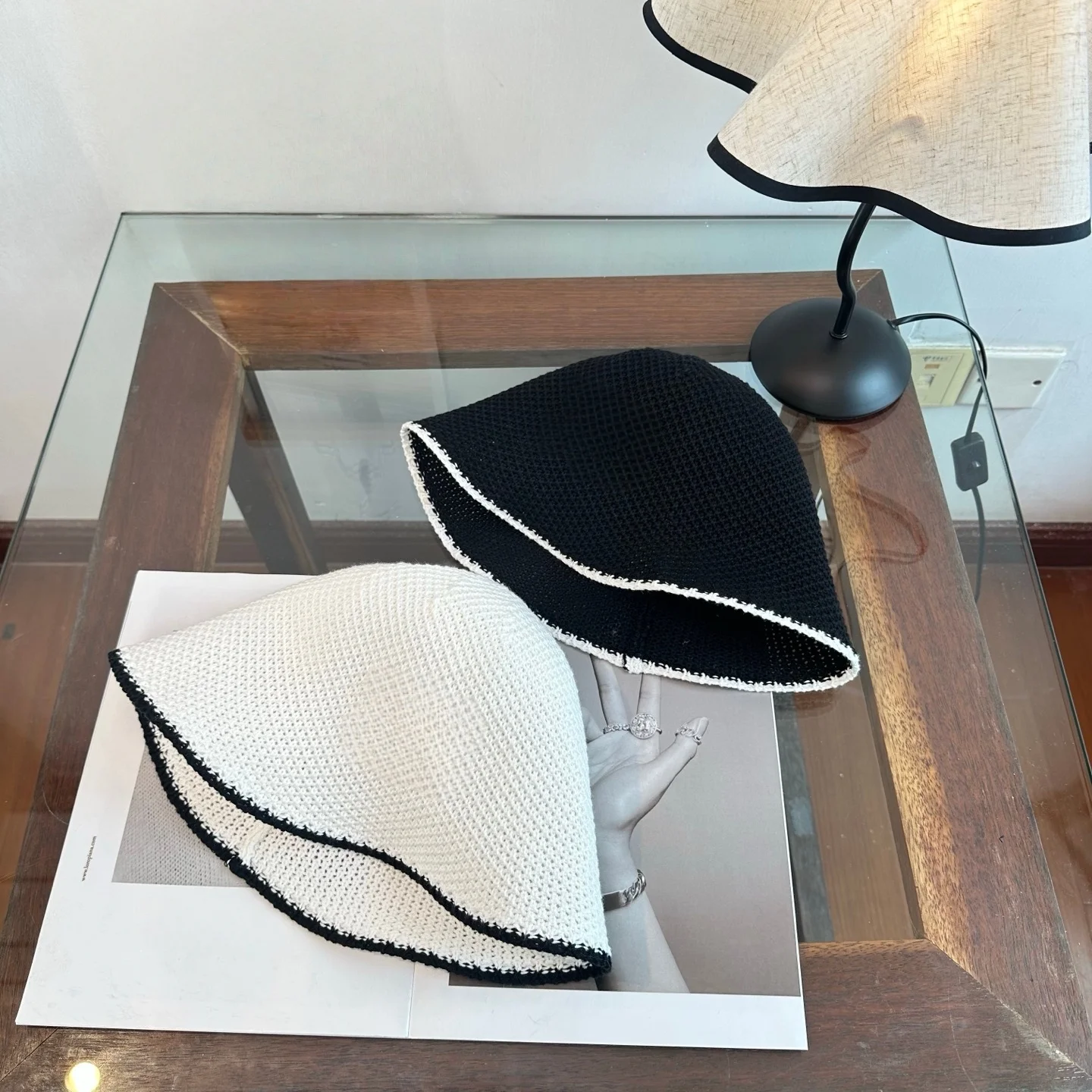 

High-quality Knitted Fisherman's Hat Foldable Breathable Sun-protective French-style Luxury Baseball Cap/tennis Cap Gifts