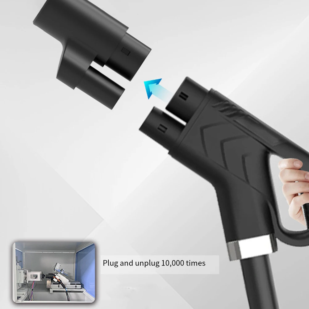 Durable-Type 2 Plug DC EV Charging Connector Adapter For Tesla 15-19 CCS2 - CCS2 To Type 2 Fast Charging Adapter Connect