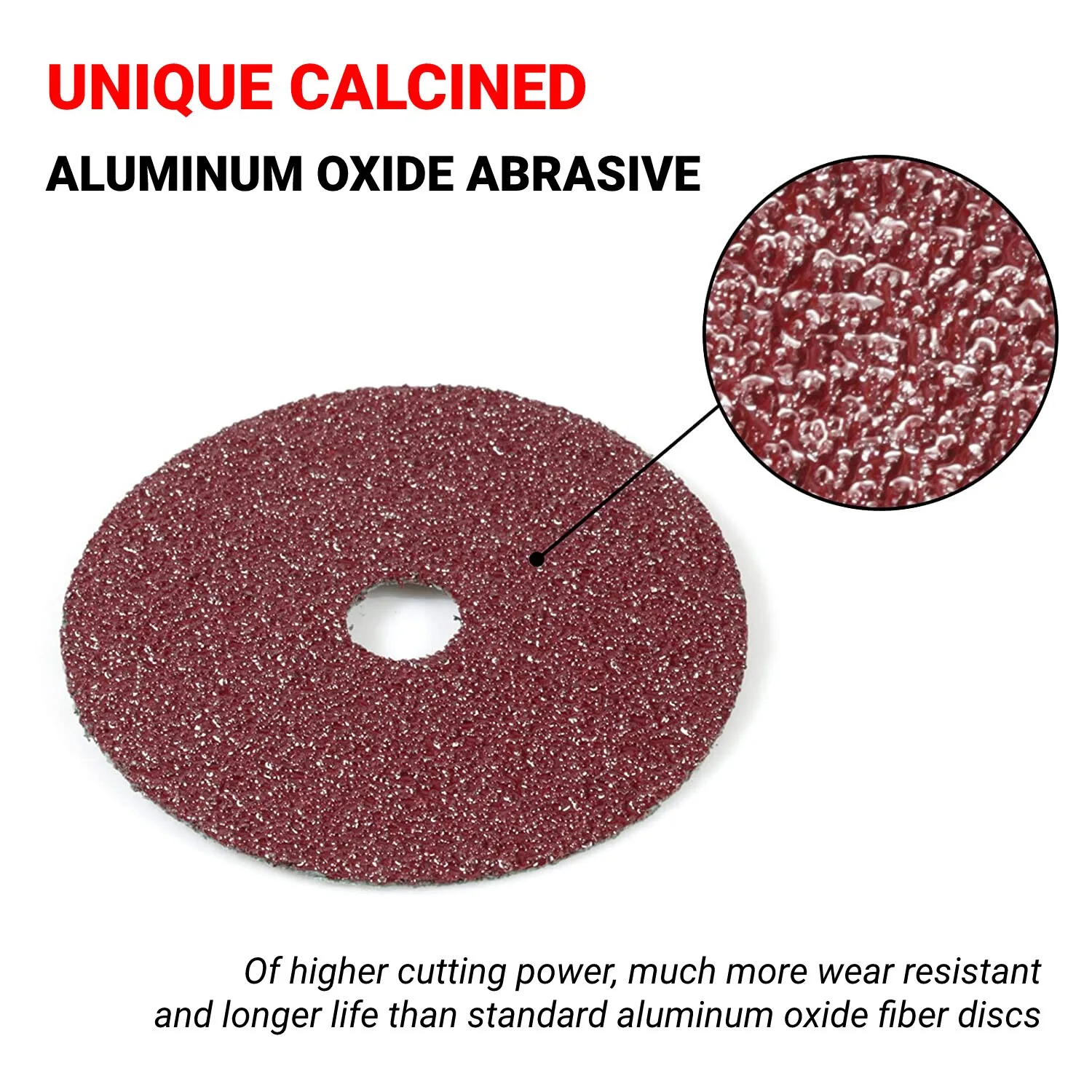 Peijian Aluminum Oxide Resin Fiber Sanding And Grinding Discs 4