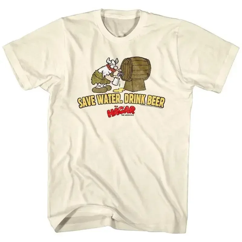 Hagar the Horrible Save Water Drink Beer Men's T Shirt