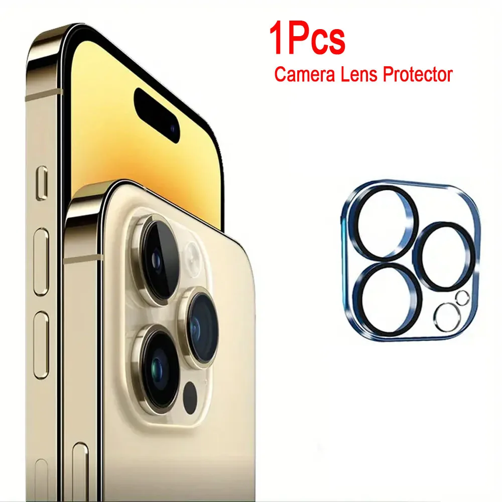 1 قطعة عدسة الكاميرا الزجاج حامي آيفون 11 12 13 14 15 برو ماكس Xs البسيطة الزجاج المقسى آيفون 14 15 زائد XR حامي الكاميرا