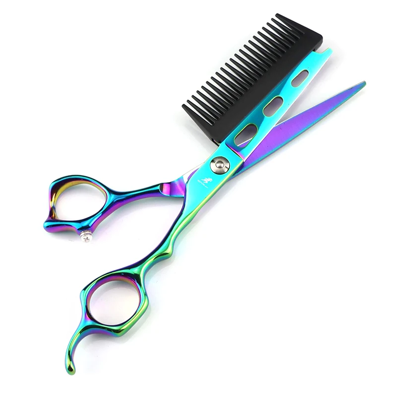 

Professional Hairdressing Scissors With Detachable Comb 2 In 1 Hair Scissors Hair Cutting Scissors With Comb 6inch