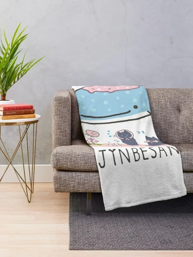 Jinbesan Group Pose Throw Blanket christmas gifts Plaid on the sofa Blankets