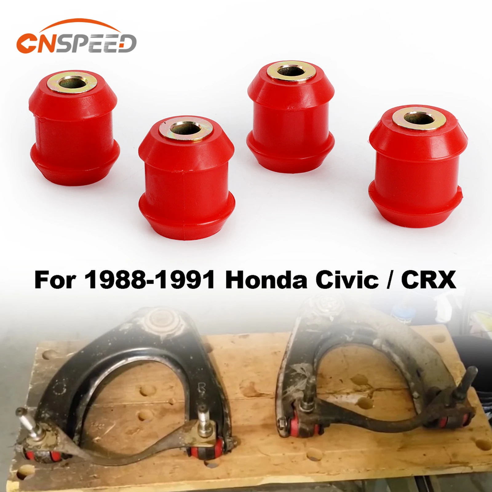 CNSPEED Car Front Upper Control Arm Bushings Kit For Honda Civic CRX EF 1988 1989 1990 1991  for Acura Integra 1994-2001