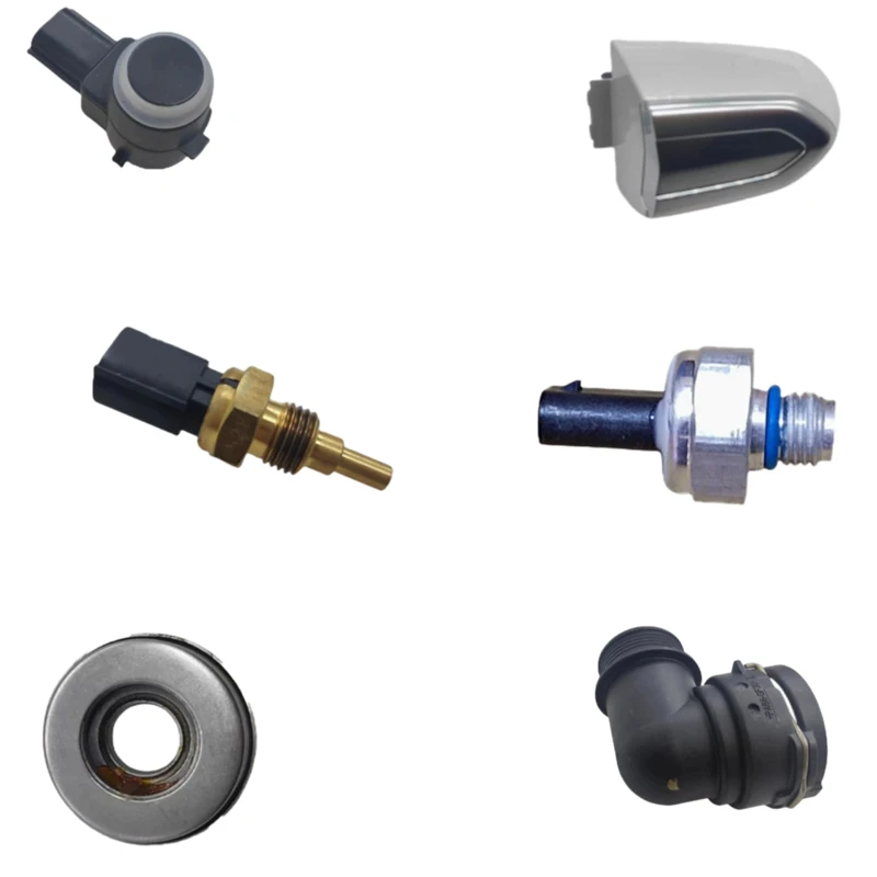 Driver's rearview image information camera, front suspension strut, mounting bearing assembly, radiator outlet hose connector, v