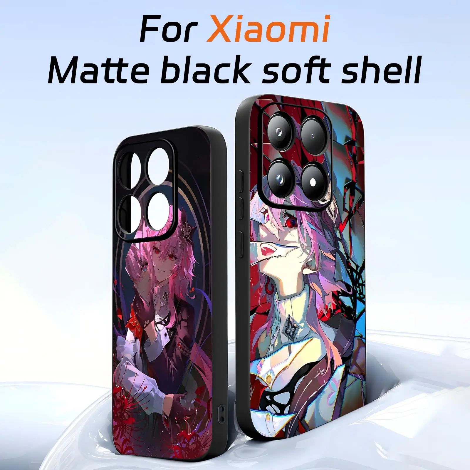 Coque de téléphone Honkai Star Rail Evernight, étui noir souple résistant aux chocs pour Xiaomi 17 15 14 13 12 11 T Ultra Pro