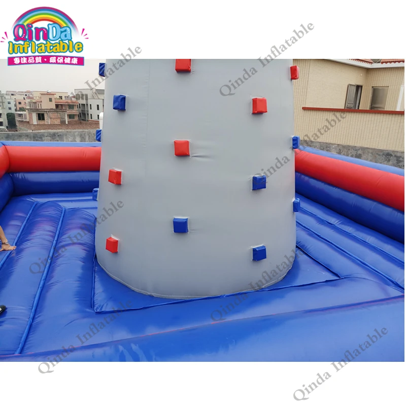 6*6*5M Inflatable Bouncer Games Climbing Tower,Exciting Sport Inflatable Rock Climbing Wall For Sale