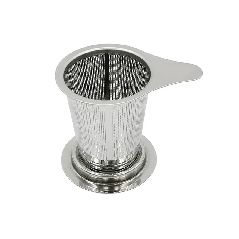 50Pcs/Lot Stainless Steel Tea Infuser Mesh Strainer with Large Capacity For Teapots Mugs Cups to Steep Loose Leaf Tea Coffee