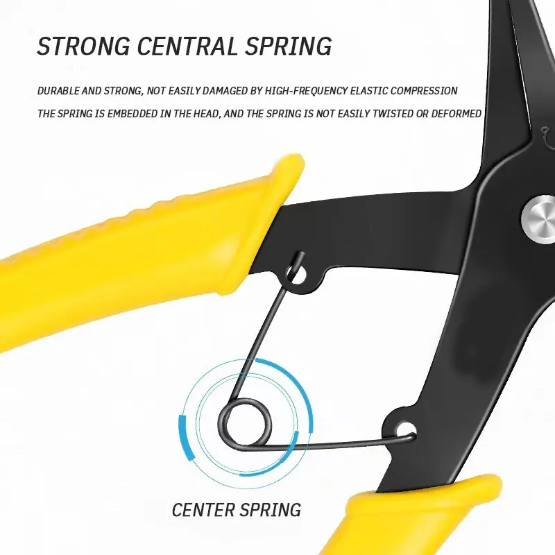 Circlip Pliers 2 in 1 Internal and External Dual Purpose Pliers External Spring Pliers Large Retaining Ring Removal Tool 1pc