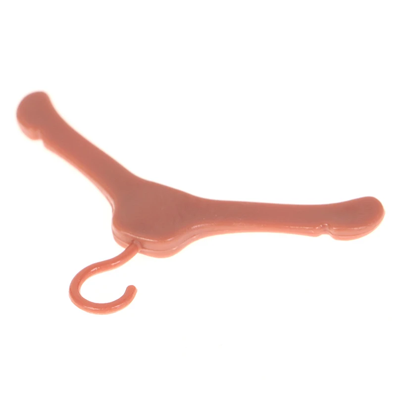 10PCS Lovely Hangers Mini Cute Wardrobe Dress Coat Clothes Plastic Accessories