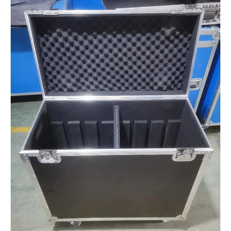 Utility Flight Case with Dividers Adjustable Space Storage Transportation Utility Flight Road Case