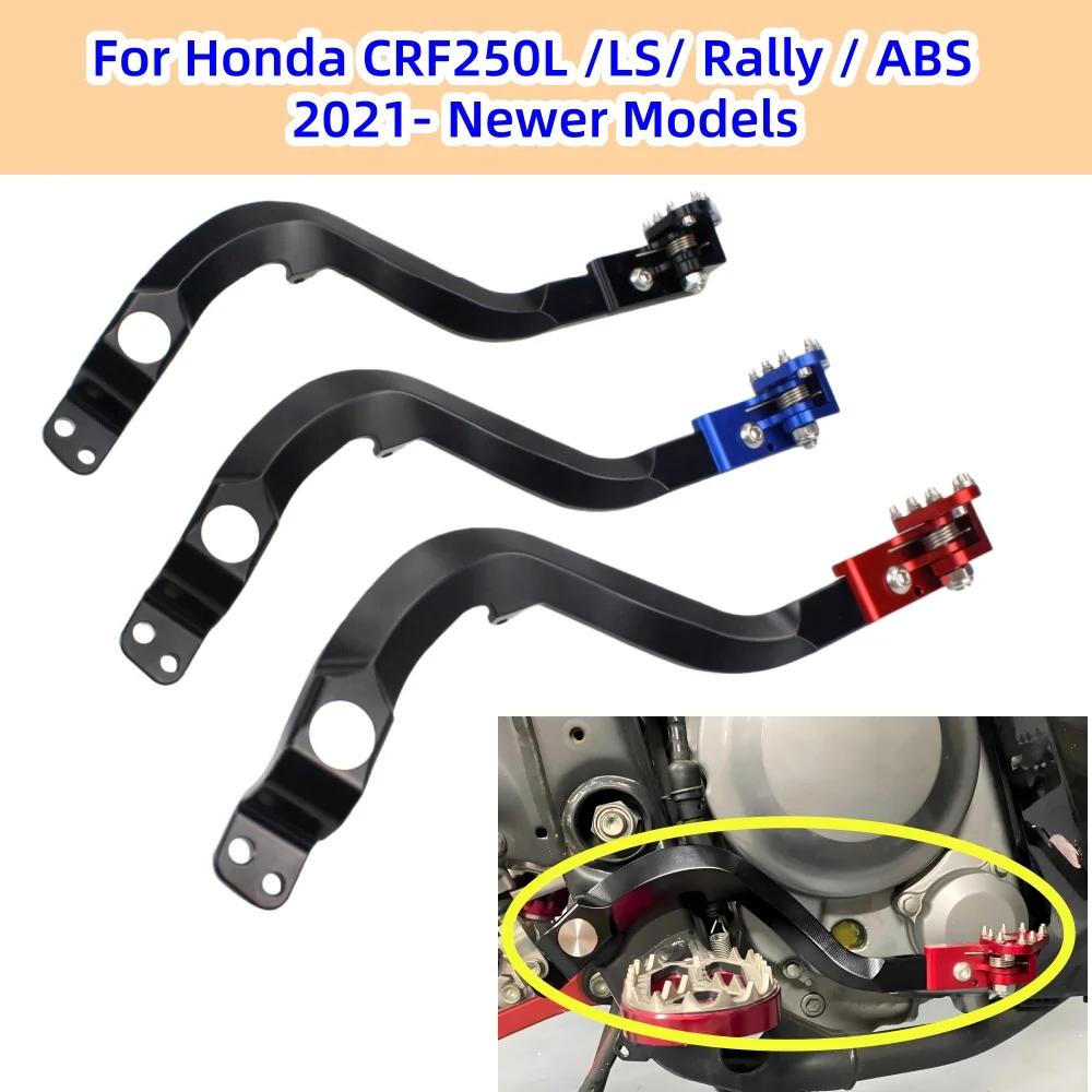 CRF250L LS R Motocycle Accessories Rear Foot Brake Pedal Shifter Lever Step Tip For Honda CRF250L LS Rally ABS 2021-Newer Models