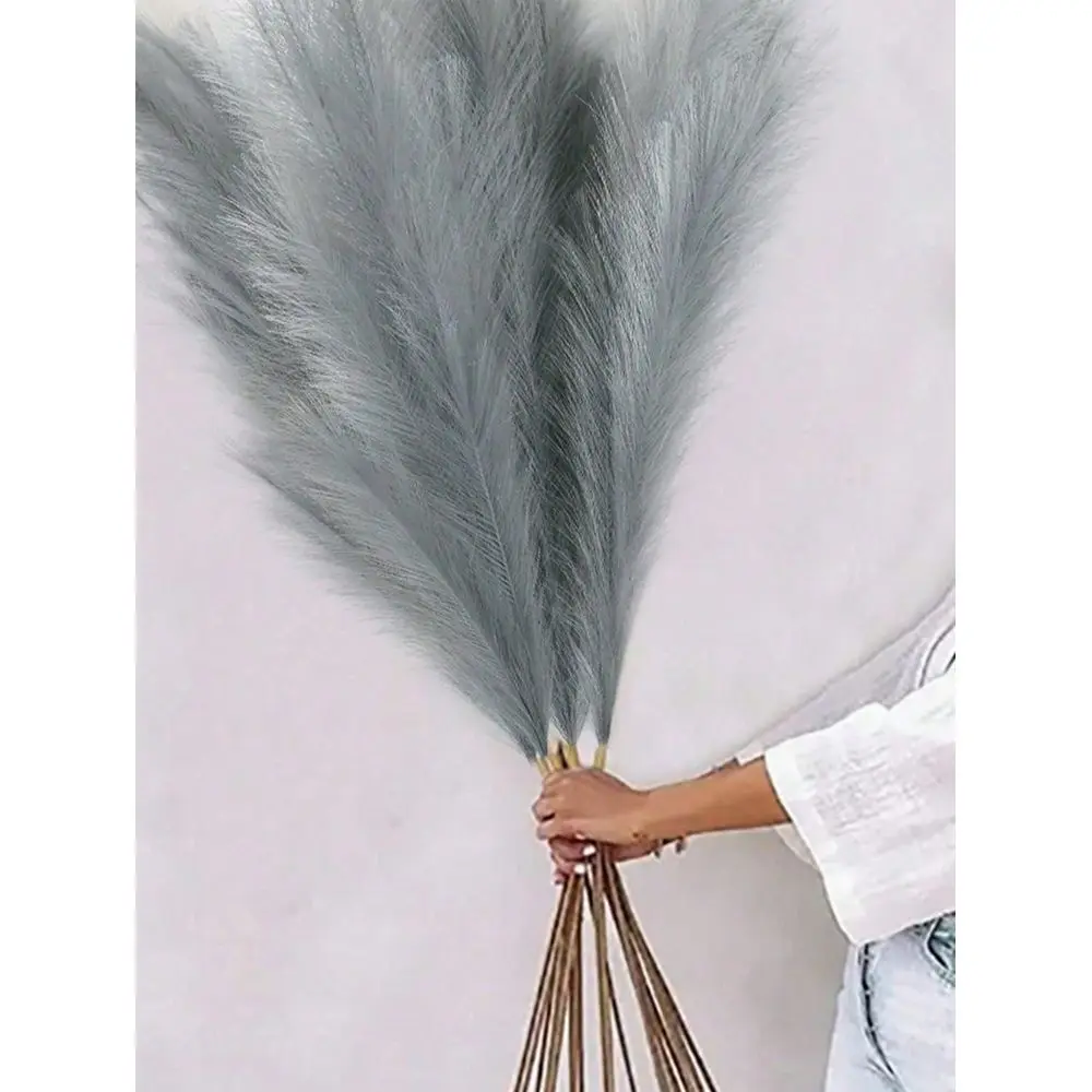 

Искусственная пампасная трава с большими стеблями, 43 шт., 110 см высотой, для дома и кухни