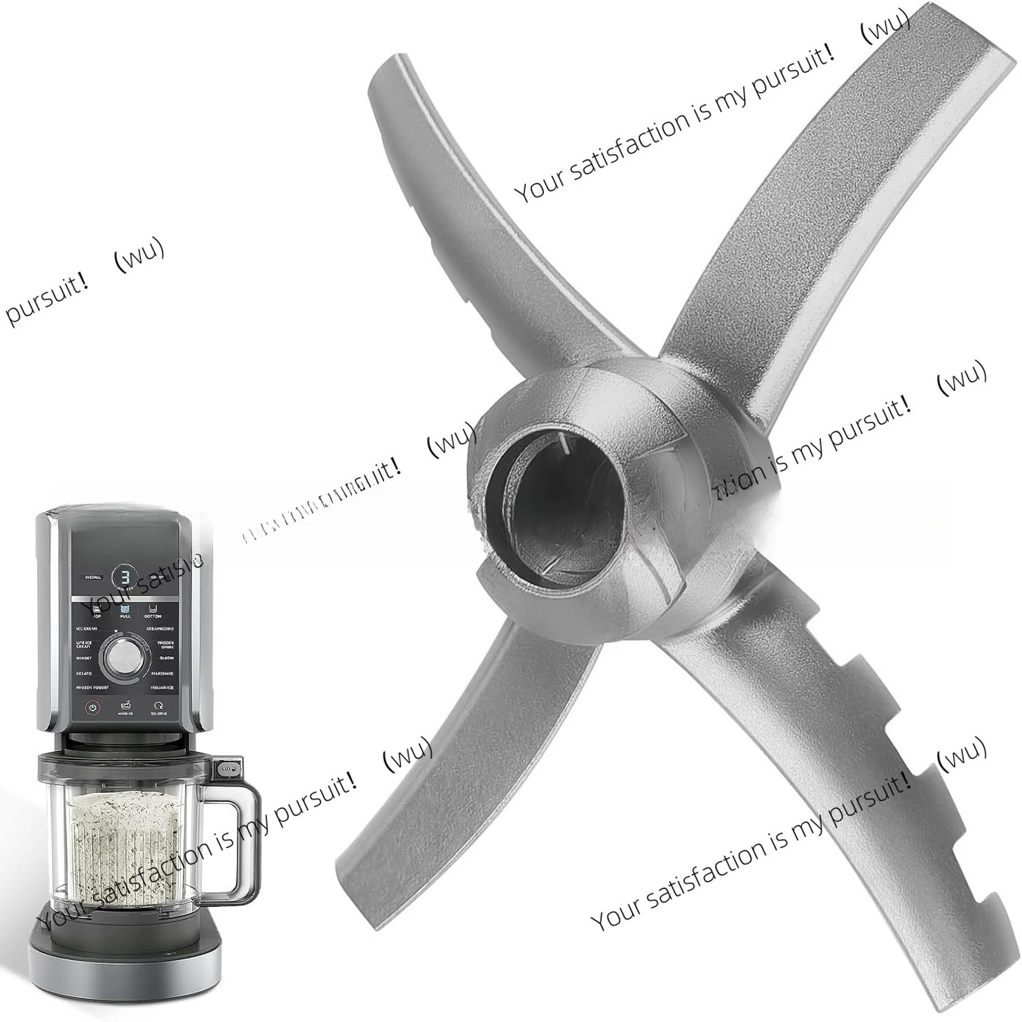 

Ninja Creami NC500 Series Ice Cream Machine Replacement Blade NC501 NC501H NC501HBL